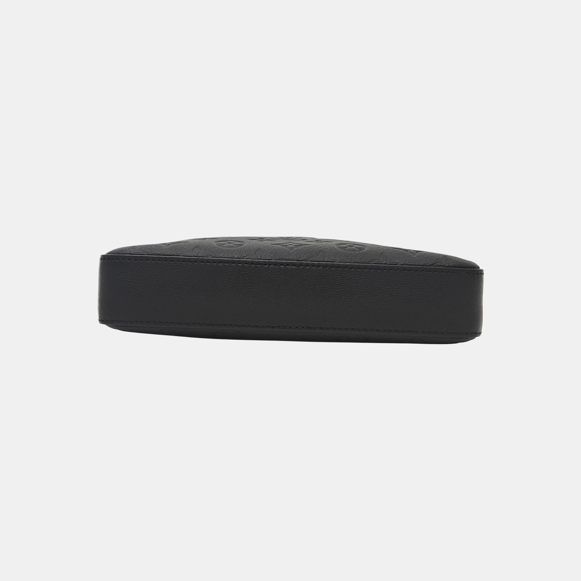 TRIO Monogram Calfskin Black