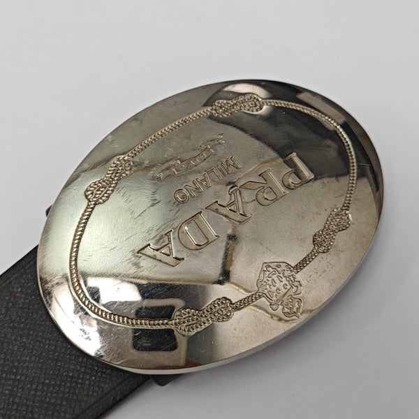 Leather Belt Gray