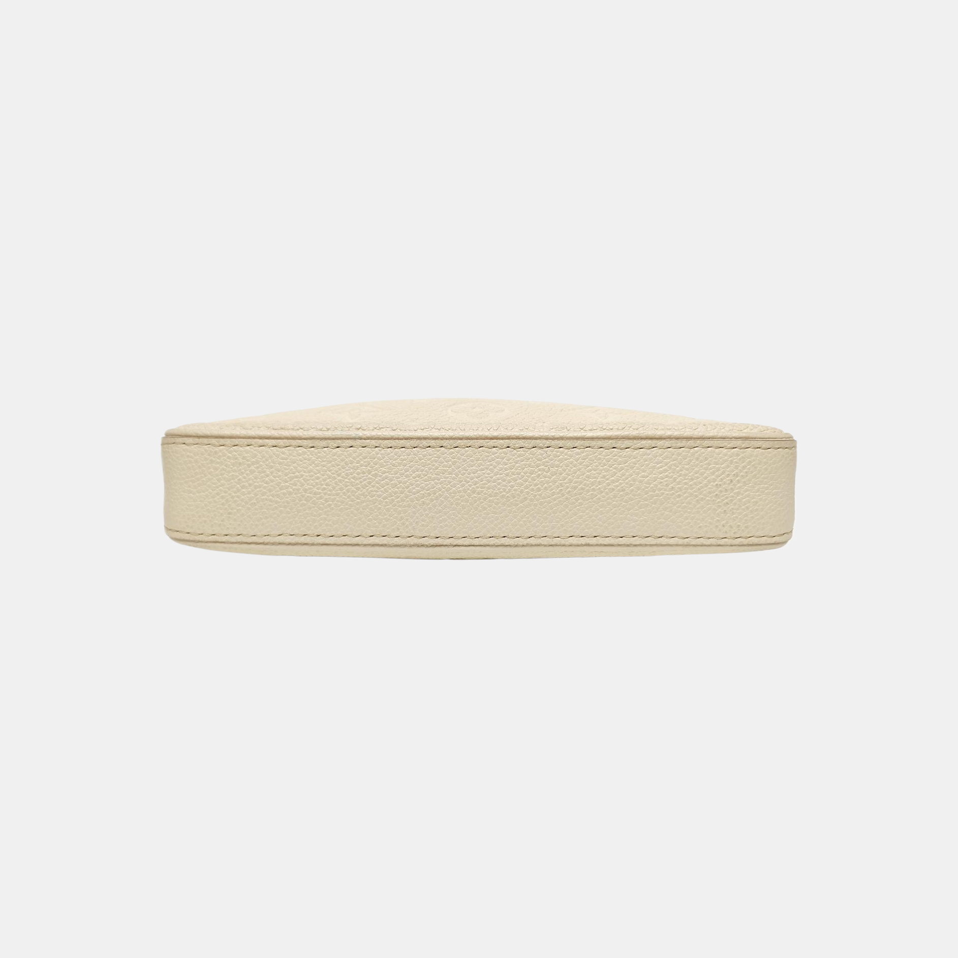 EASY POUCH ON STRAP Calfskin Beige