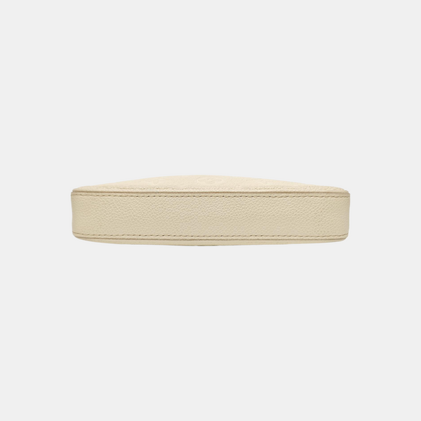 EASY POUCH ON STRAP Calfskin Beige