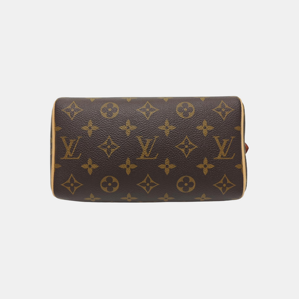 SPEEDY 20 Monogram Coated Canvas Brown