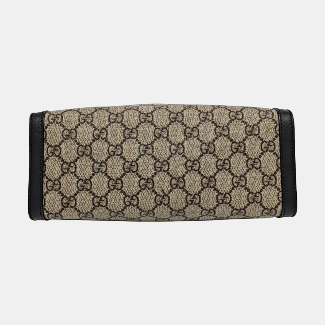 Padlock Small Monogram Coated Canvas Beige