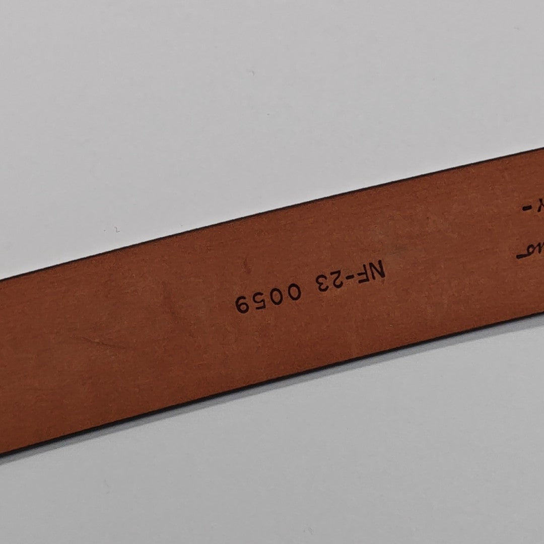 Leather Belt Red