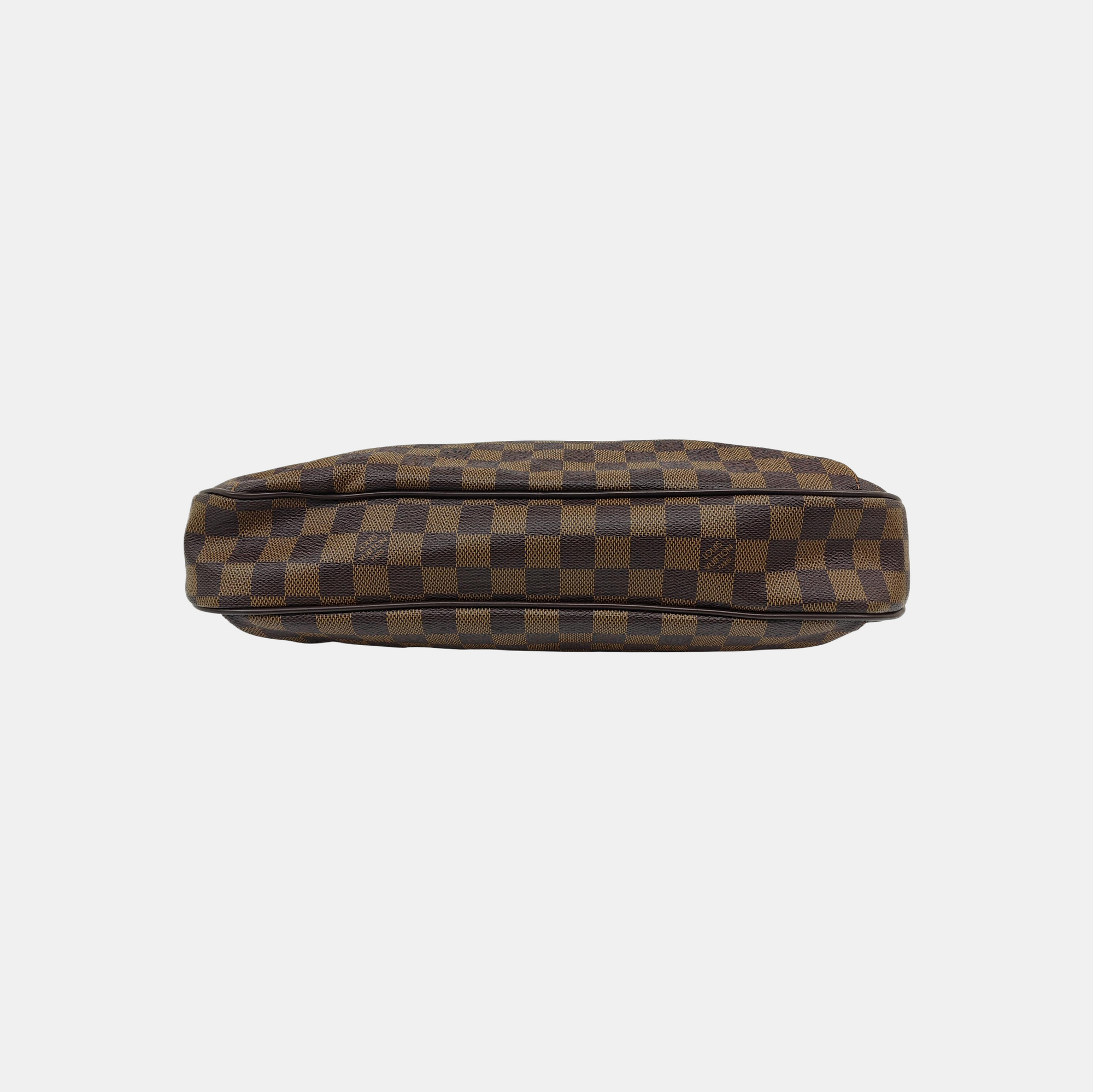 VINTAGE THAMES Damier Ebene Coated Canvas Brown