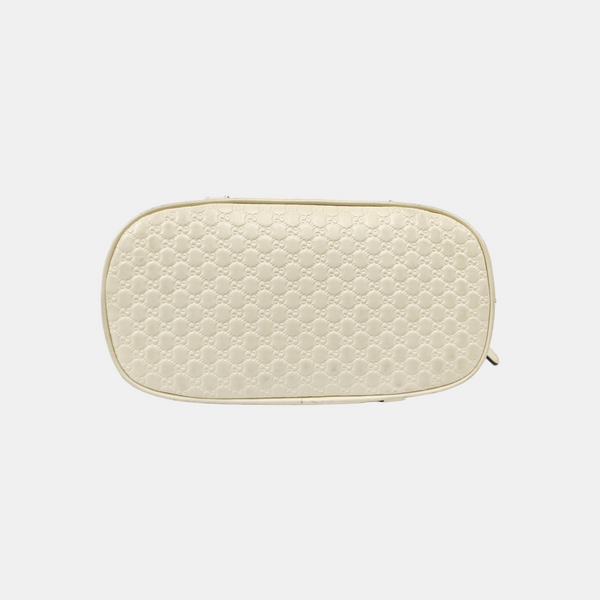Microguccissima Monogram Calfskin Beige