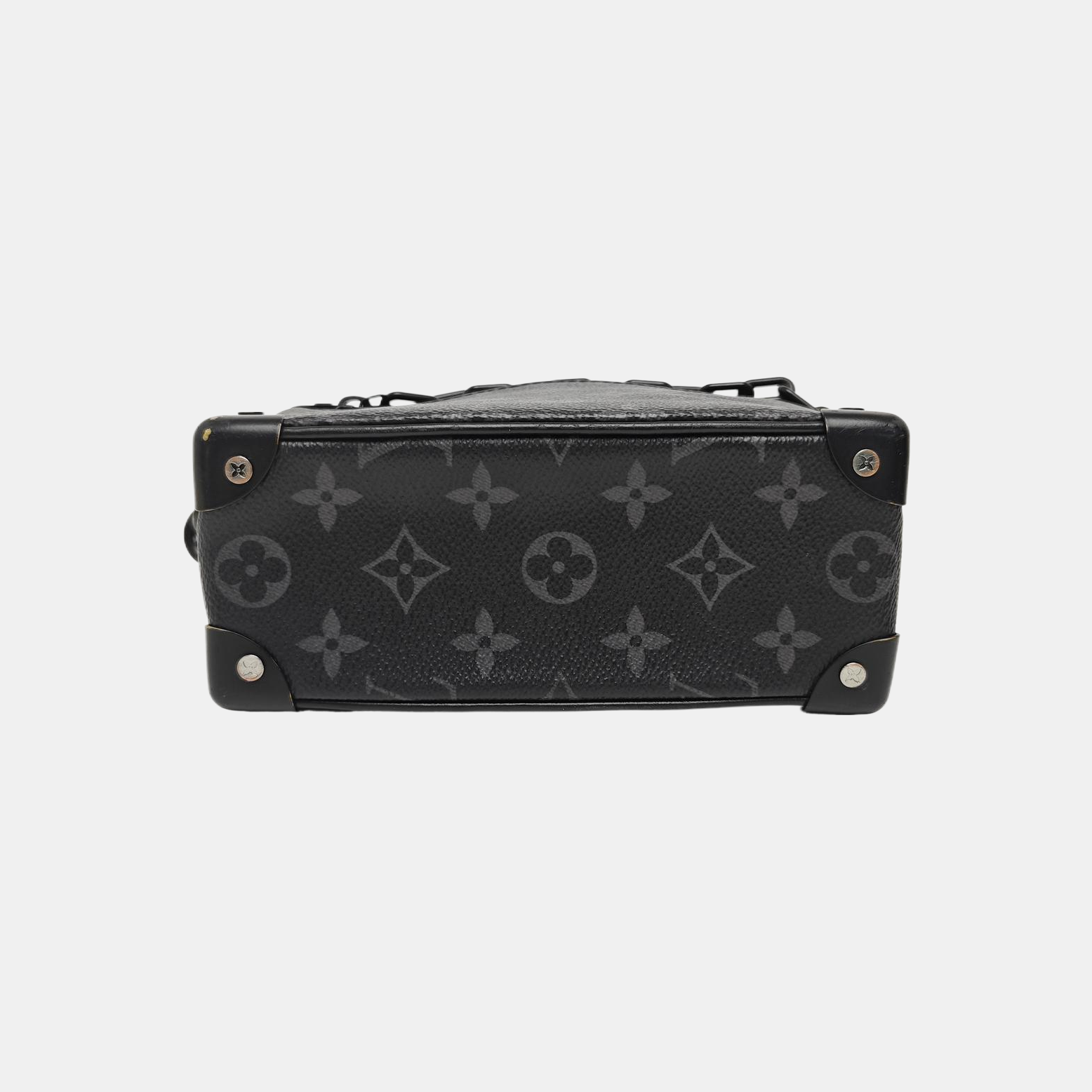 SOFT TRUNK Mini Monogram Coated Canvas Black