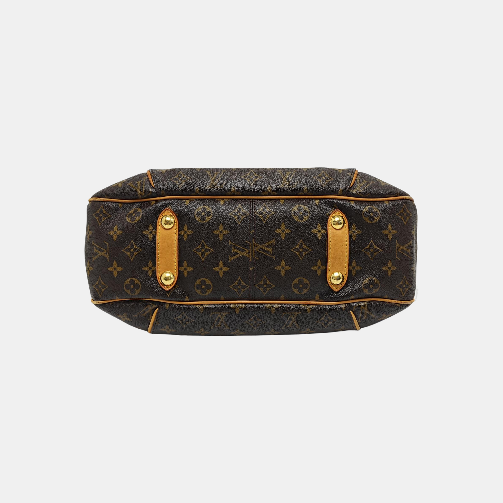 GALLIERA Monogram Coated Canvas Brown