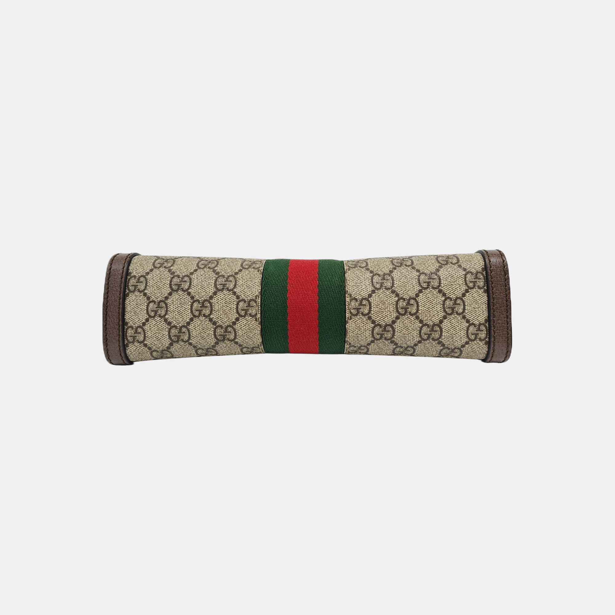 Ophidia Small Monogram Coated Canvas Beige