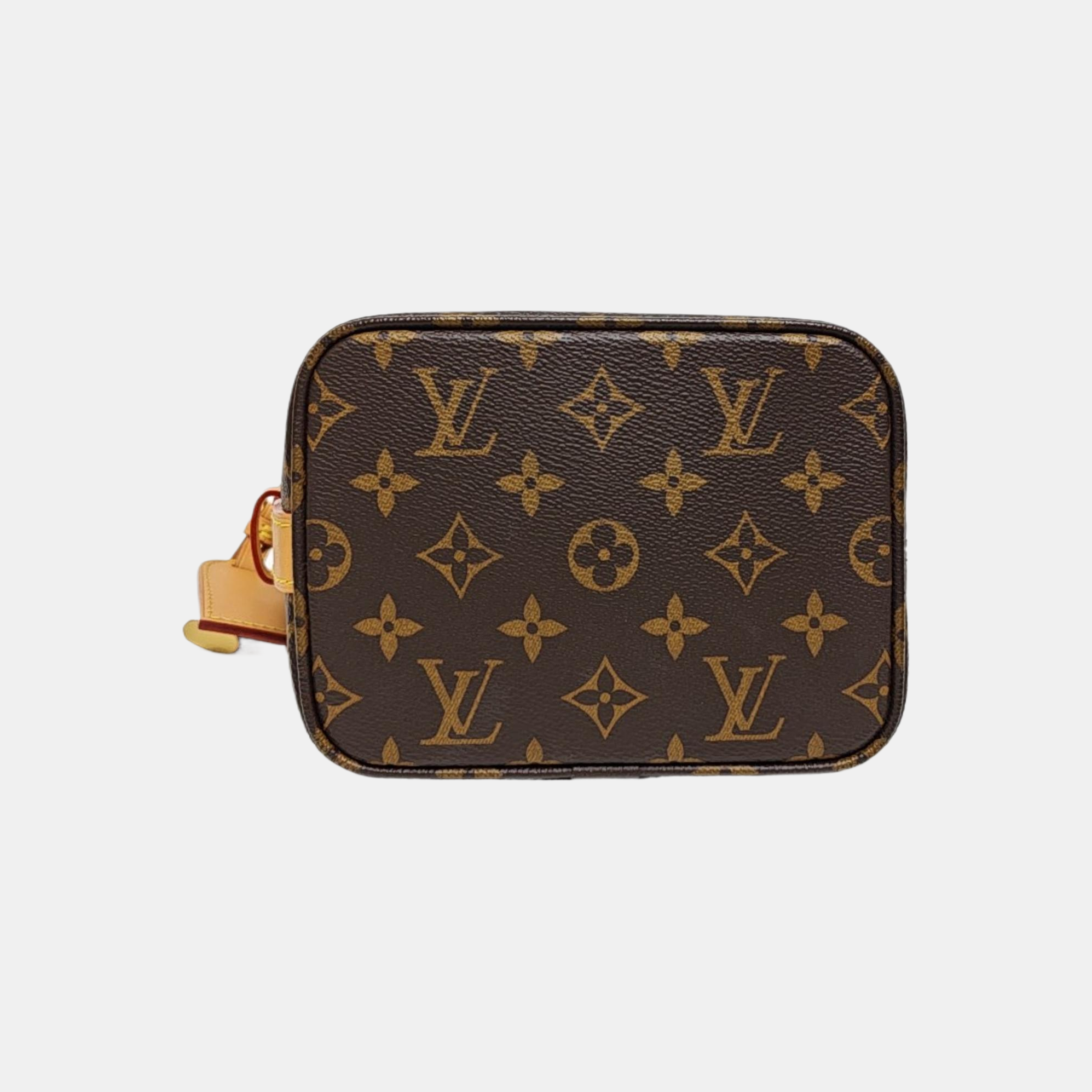 ALL IN BB Monogram Coated Canvas Brown