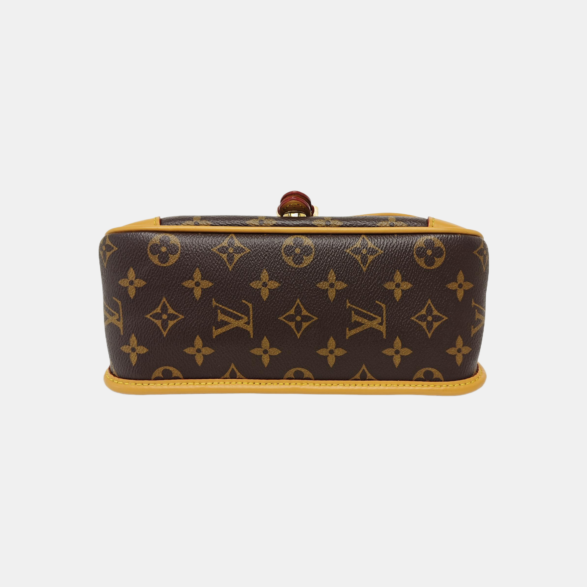 DIANE Monogram Coated Canvas Brown