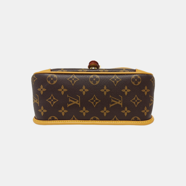 DIANE Monogram Coated Canvas Brown