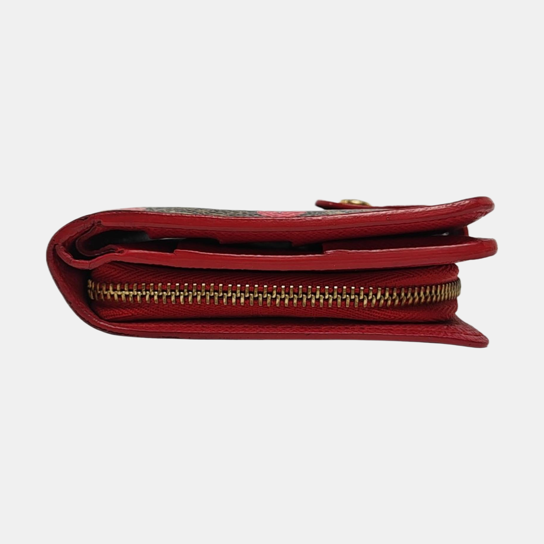 Monogram Coated Canvas Wallet Brown