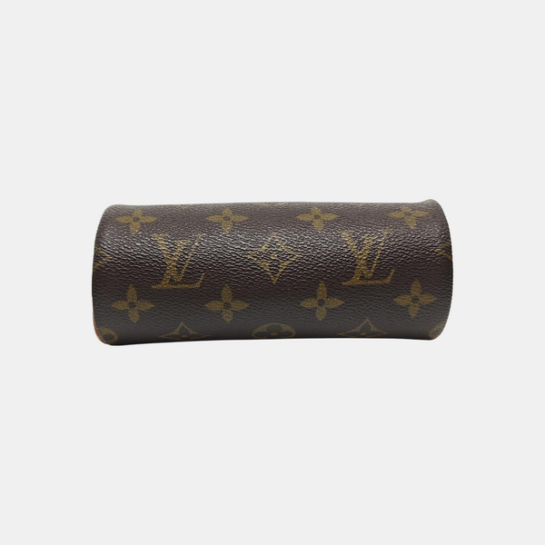 PAPILLON Mini Monogram Coated Canvas Brown