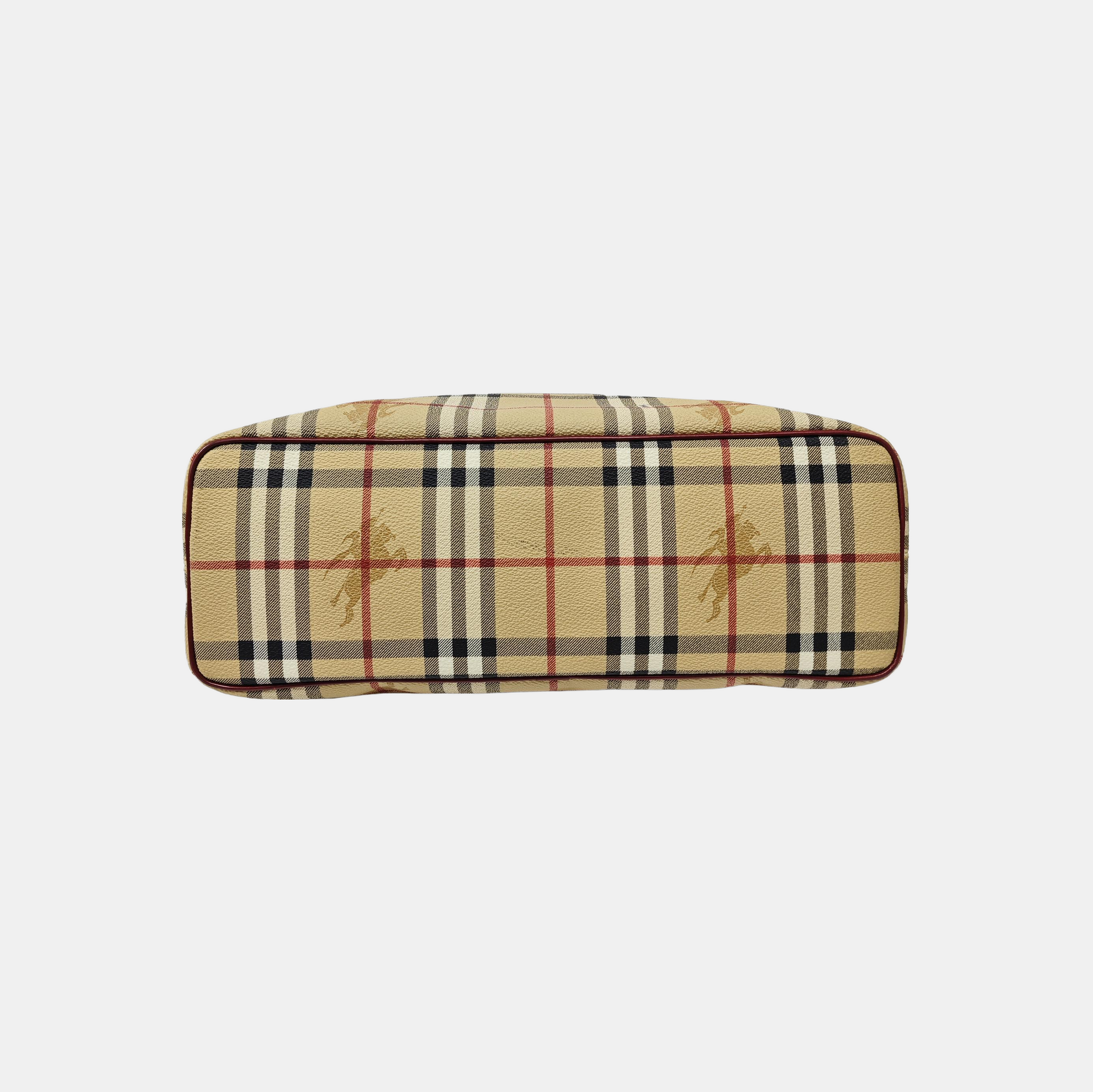 Coated Canvas Top Handle Bag Multicolor