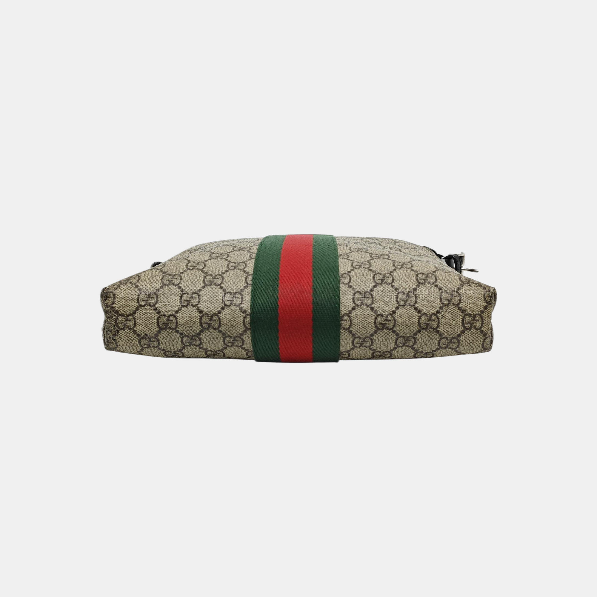 GG Supreme Monogram Coated Canvas Black