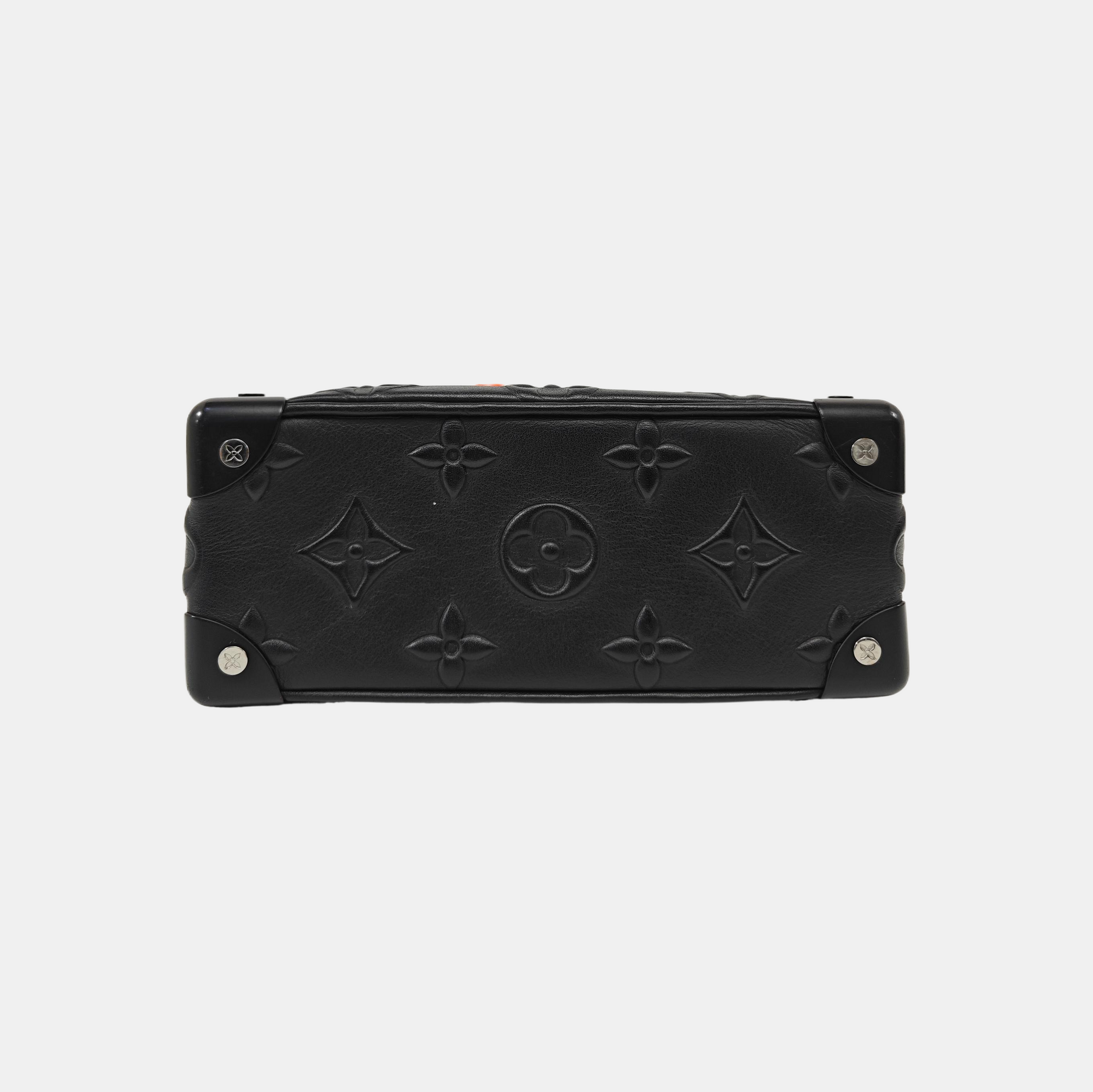 SOFT TRUNK Mini Calfskin Black