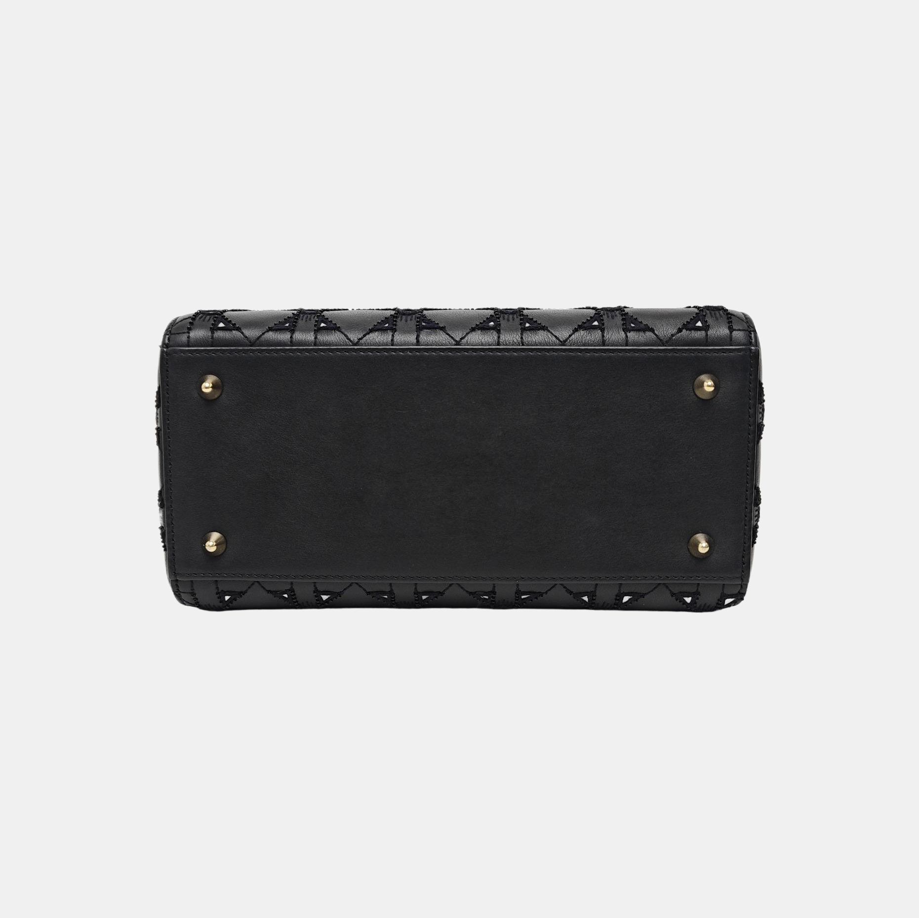Lady Dior Medium Cannage Lambskin Black