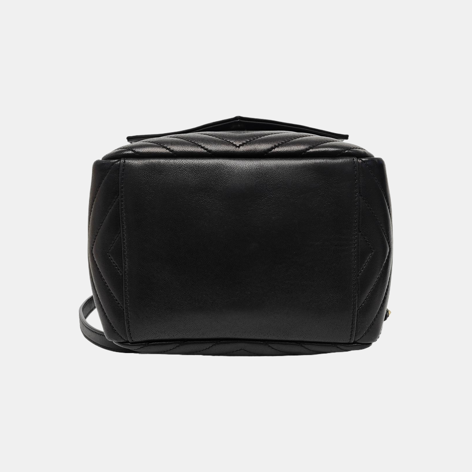 JOE Chevron Lambskin Black