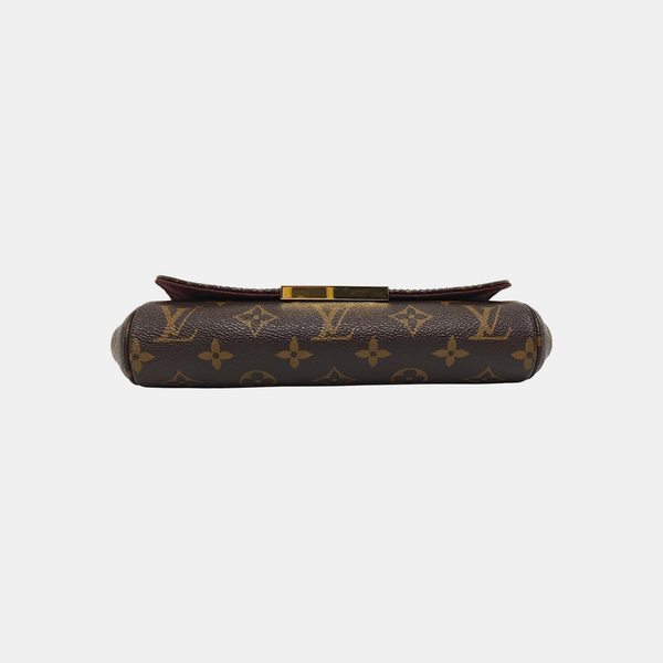 FAVORITE PM Monogram Coated Canvas Brown