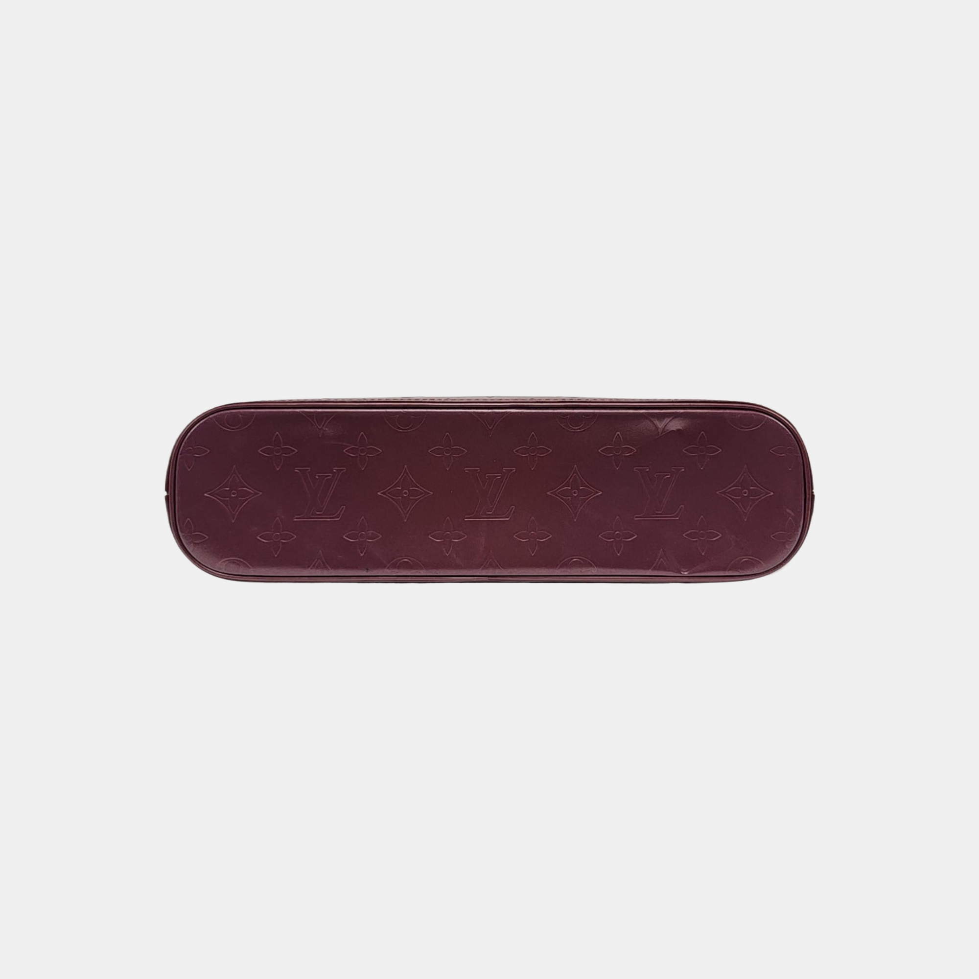 ALLSTON Monogram Patent Leather Red