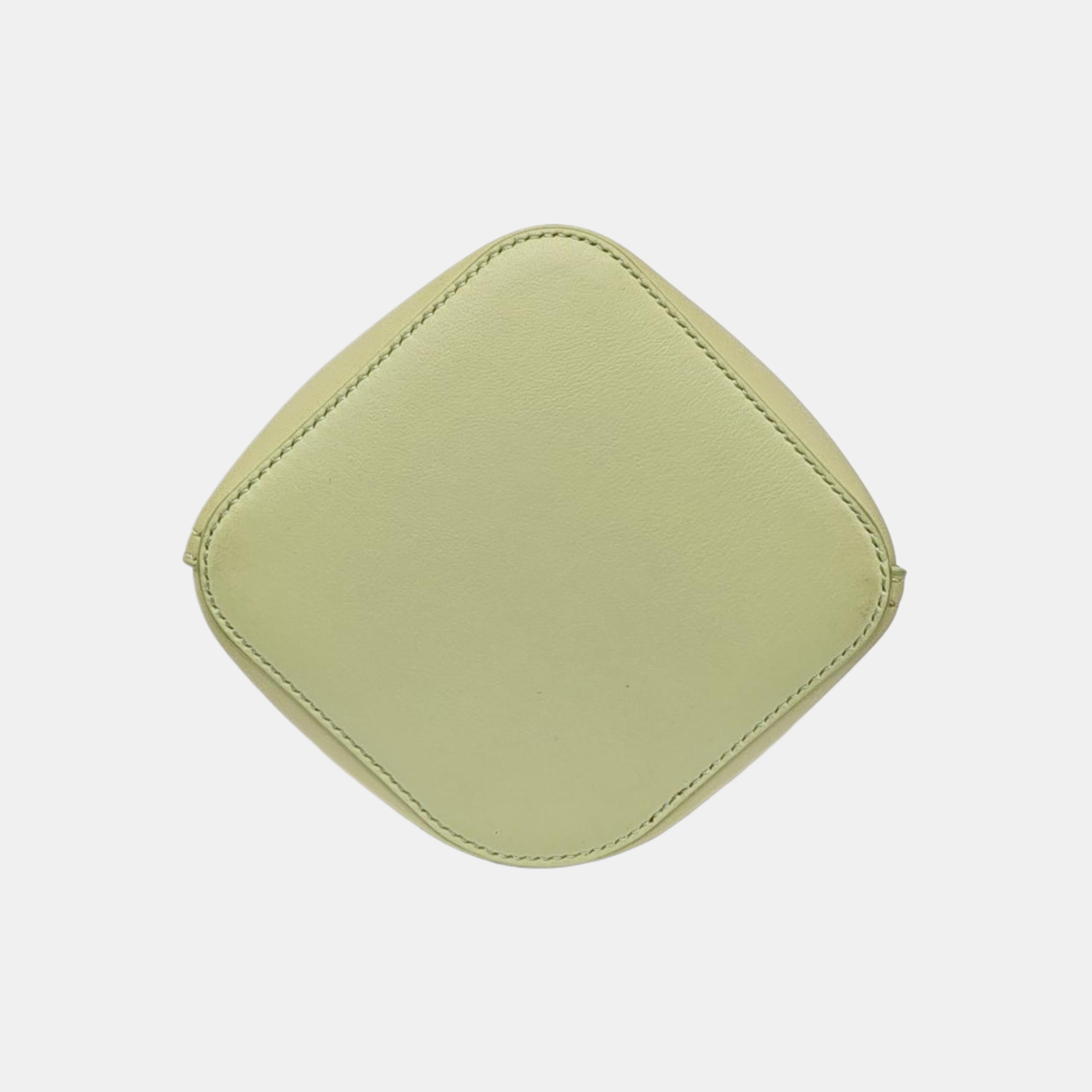 Pebble Bucket Calfskin Green