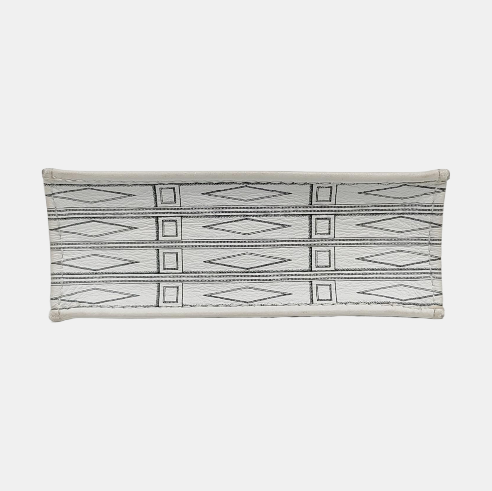 SAC PLAT Mini Calfskin White