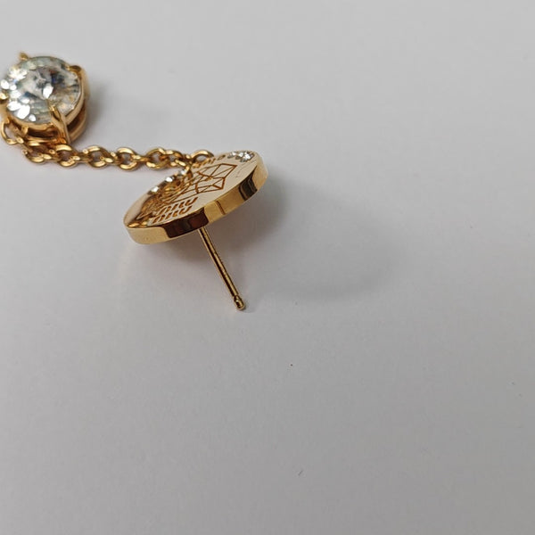 Metal Gold Stud Earrings