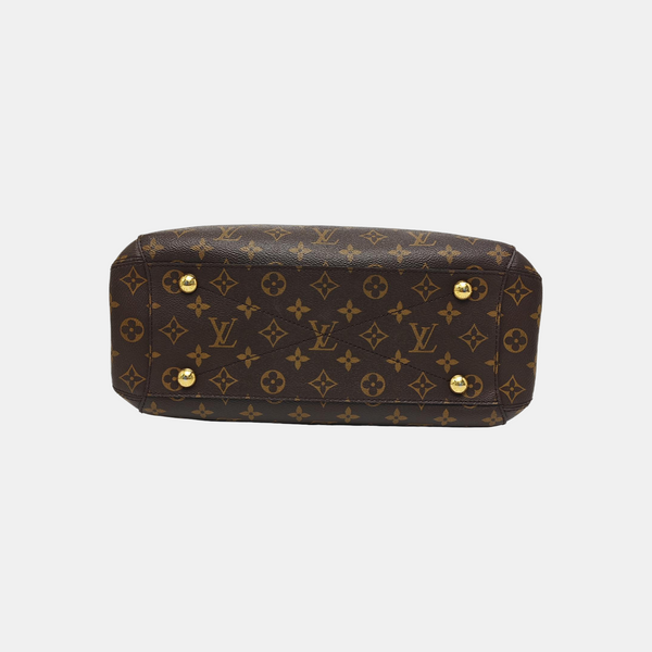 MONTAIGNE Monogram Coated Canvas Brown