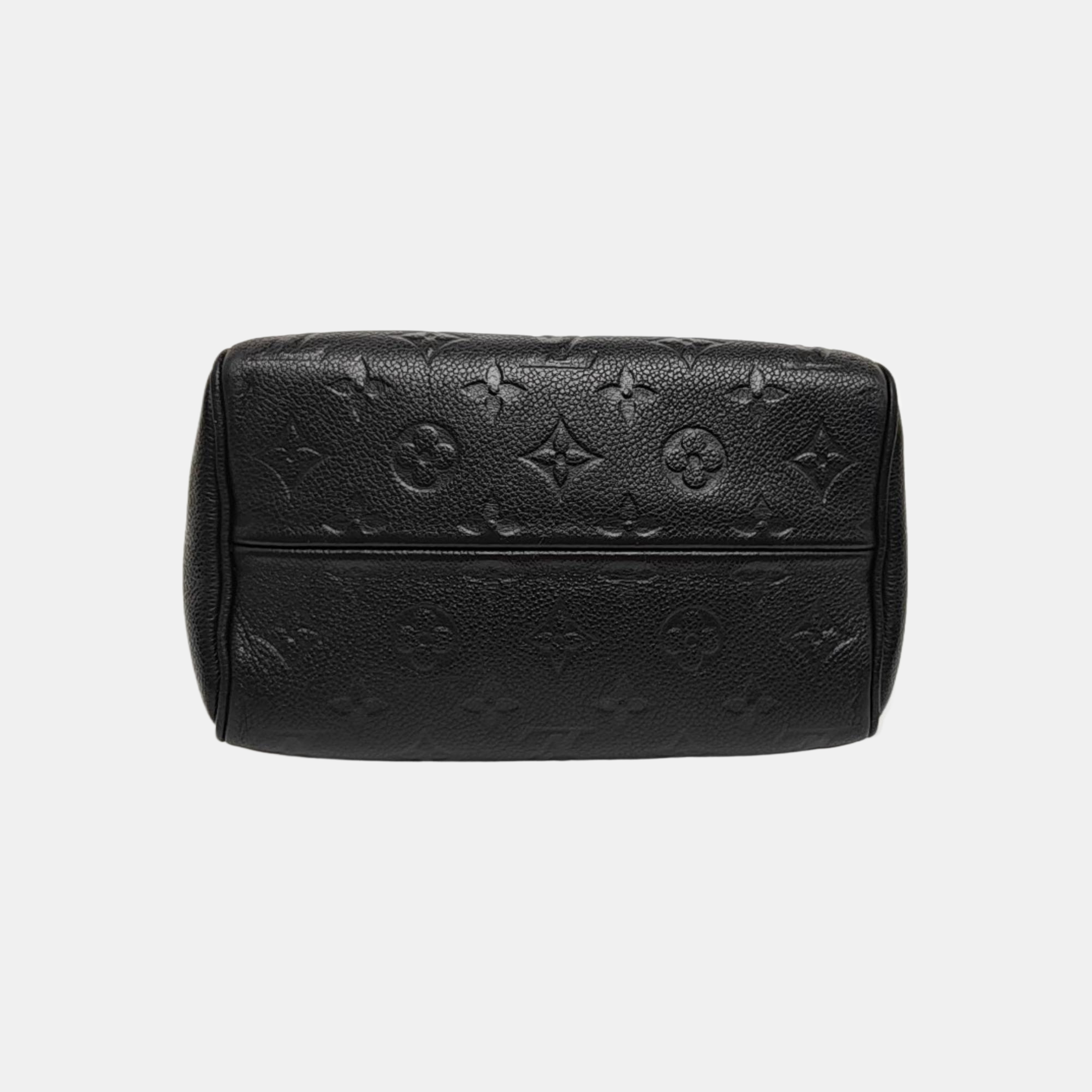 SPEEDY 20 Monogram Calfskin Black