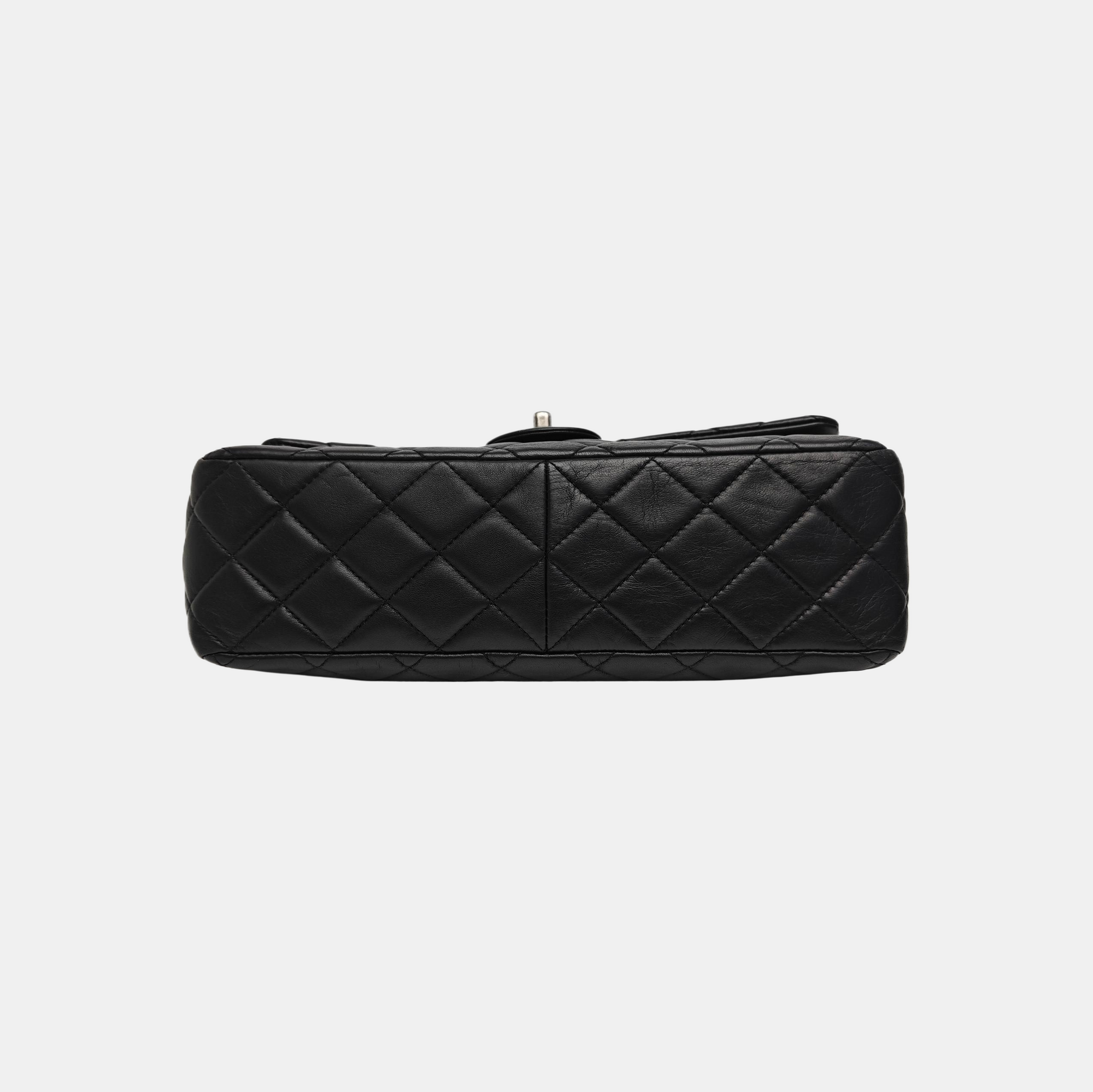 Quilted Calfskin Shoulder Bag Black