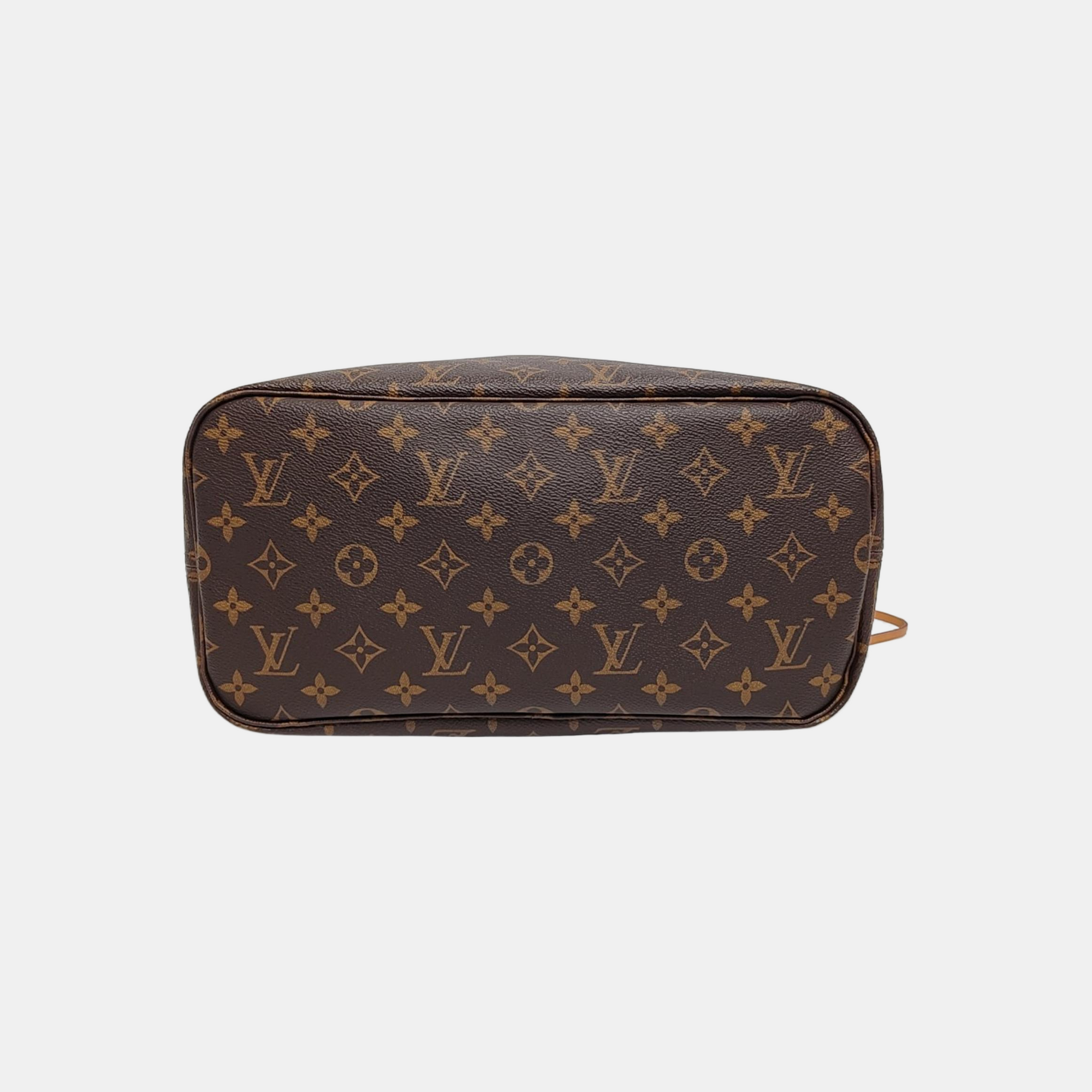NEVERFULL MM Monogram Coated Canvas Brown
