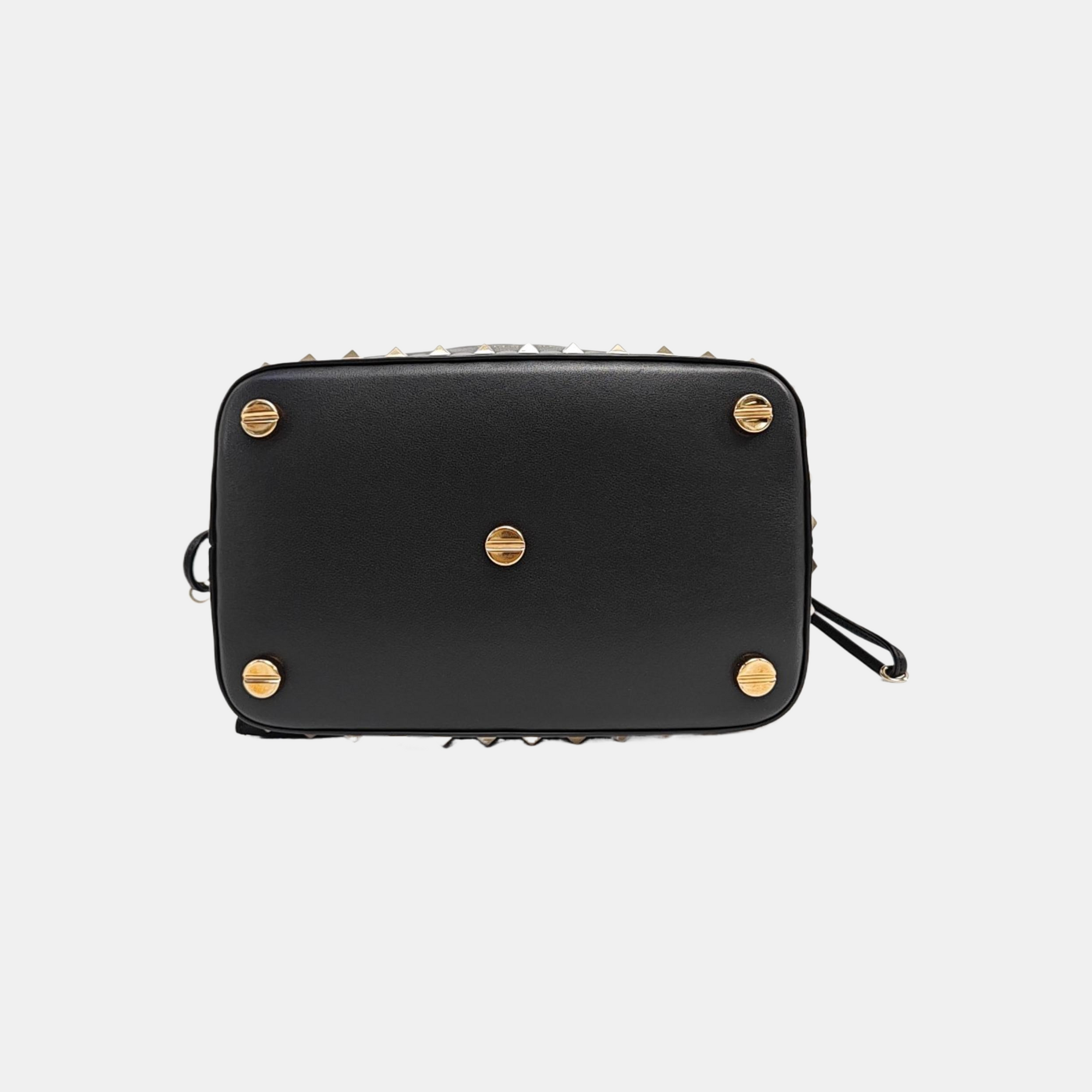Calfskin Bucket Bag Black