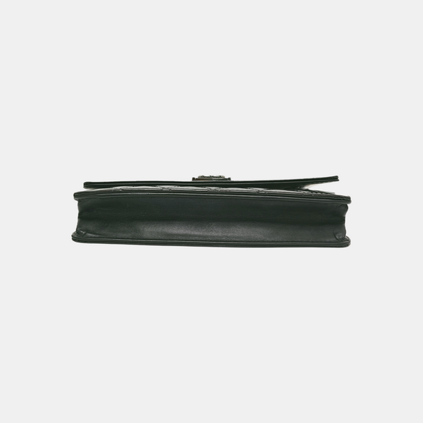 BOY CHANEL WOC Quilted Patent Leather Green