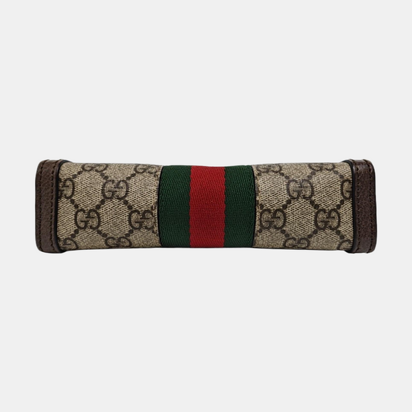Ophidia Mini Monogram Coated Canvas Beige