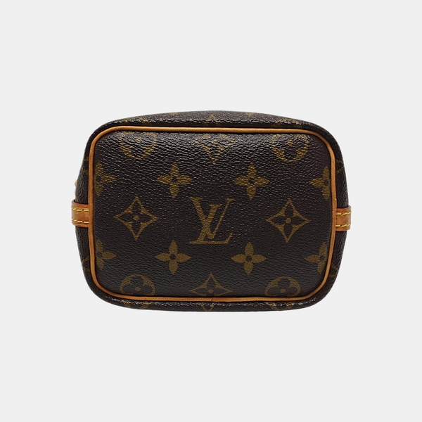 NÉONOÉ Nano Monogram Coated Canvas Brown