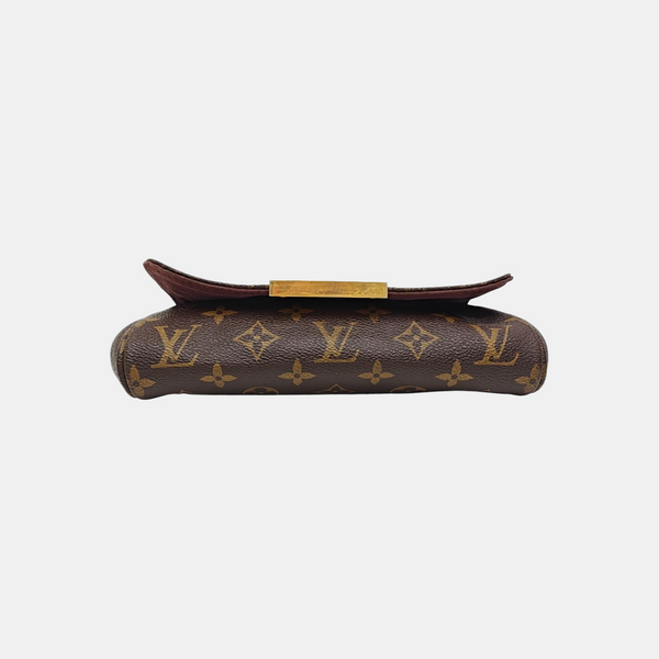 FAVORITE PM Monogram Coated Canvas Brown