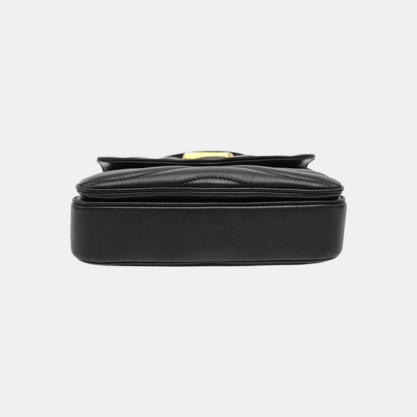 NEW WAVE PM Quilted Calfskin Black