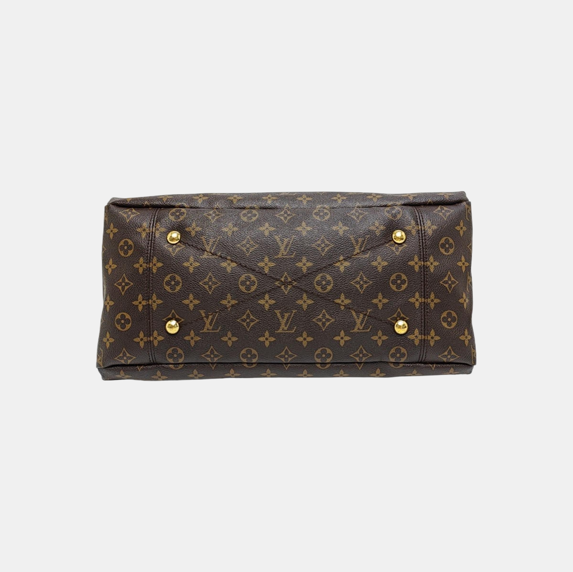 ARTSY MM Monogram Coated Canvas Brown
