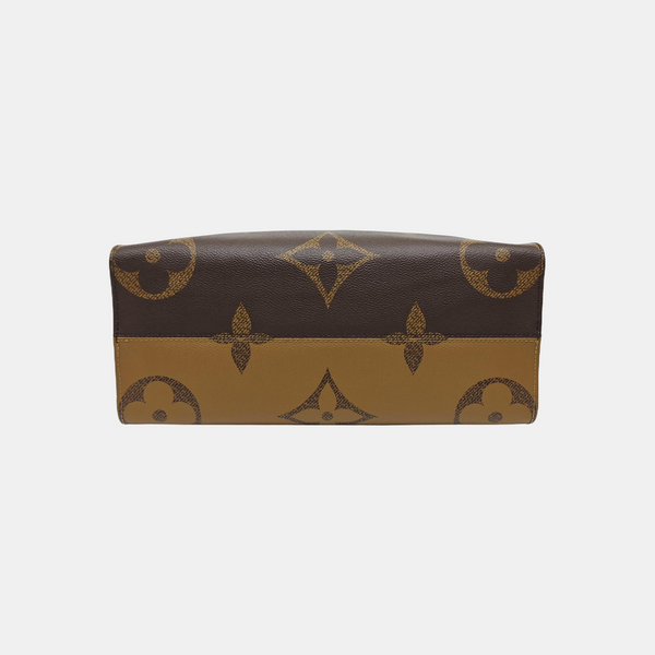 ONTHEGO MM Monogram Coated Canvas Brown