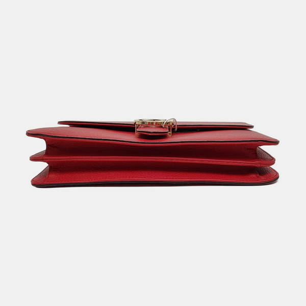 Authenticated pre-owned  Interlocking G Large Calfskin Red - Shoulder Bag at Looply