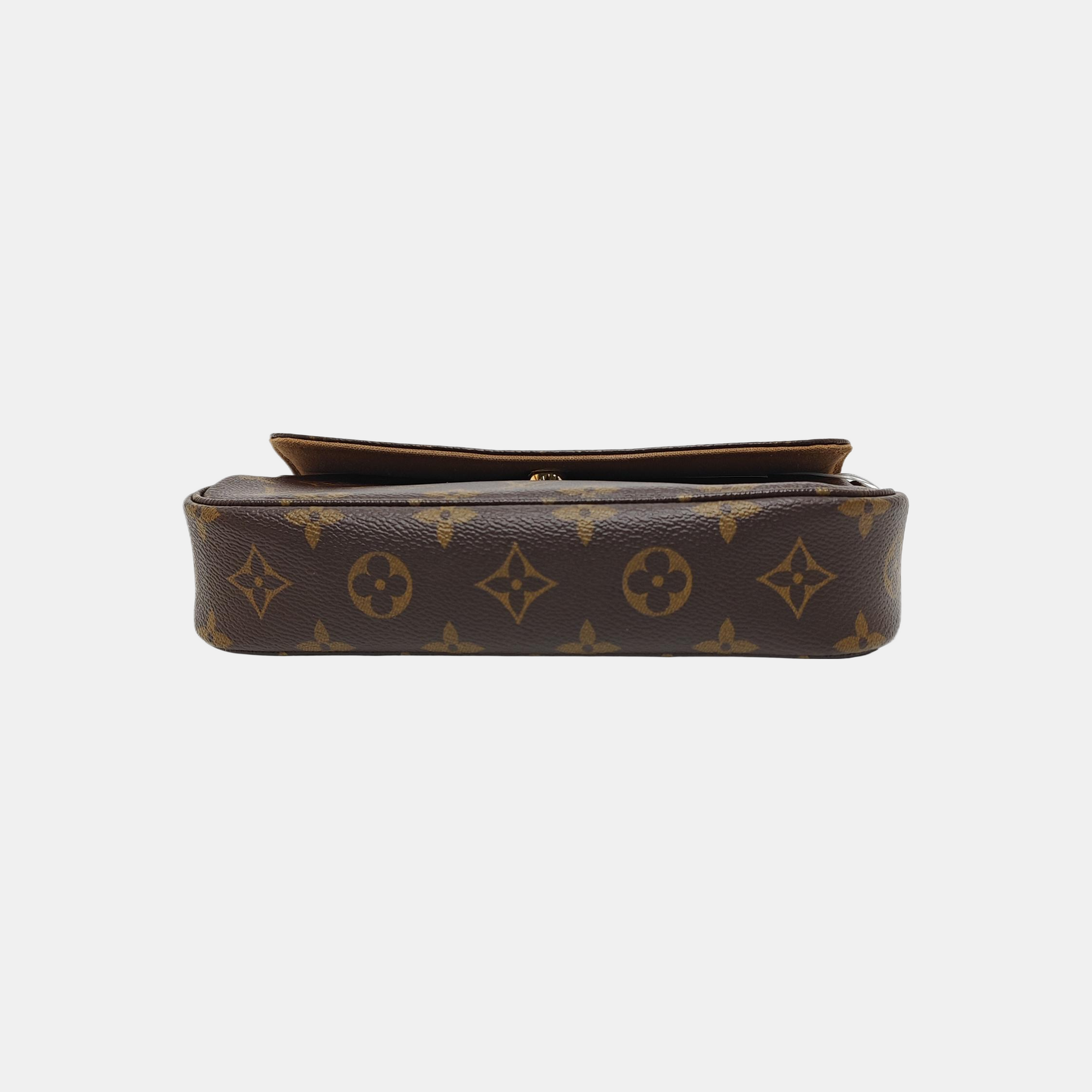 IVY Monogram Coated Canvas Brown
