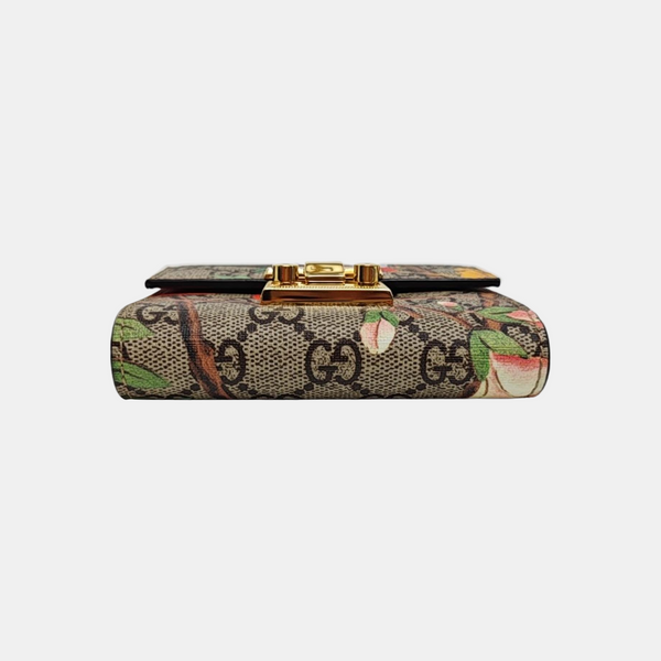 Padlock Monogram Coated Canvas Beige Wallet