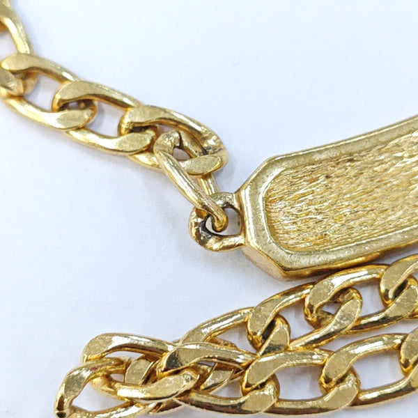 Petit CD Metal Gold Necklace