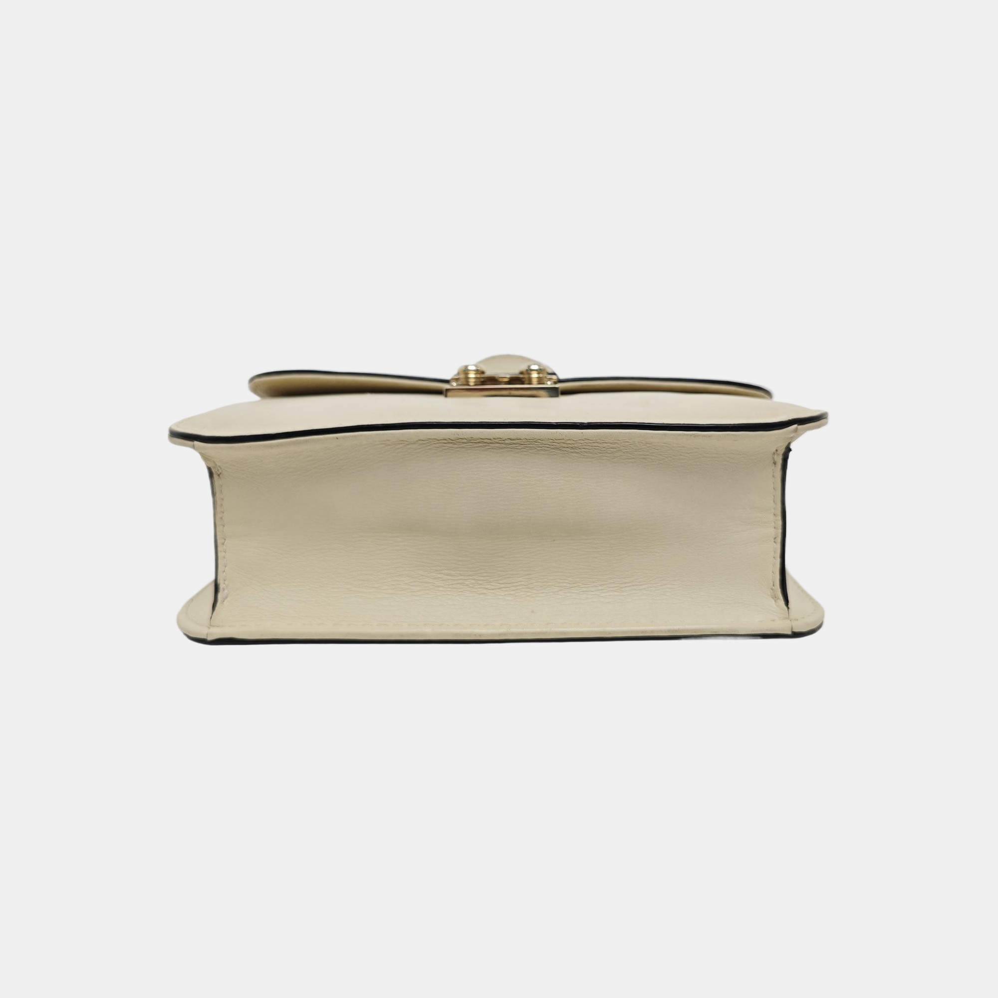 Glam Mini Calfskin Beige