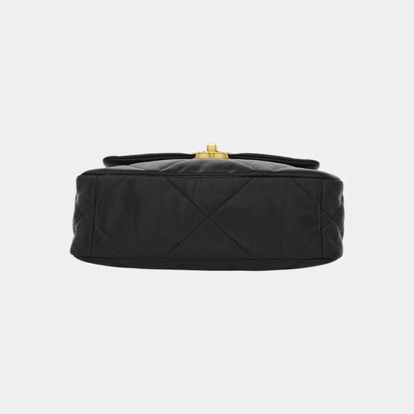 CHANEL 19 Small Quilted Lambskin Black