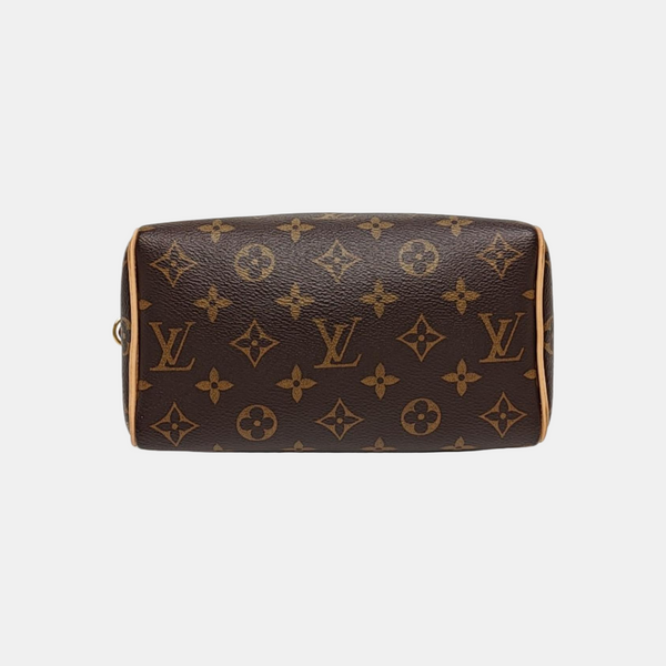 SPEEDY 20 Monogram Coated Canvas Brown
