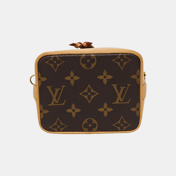NOÉ Nano Monogram Coated Canvas Brown