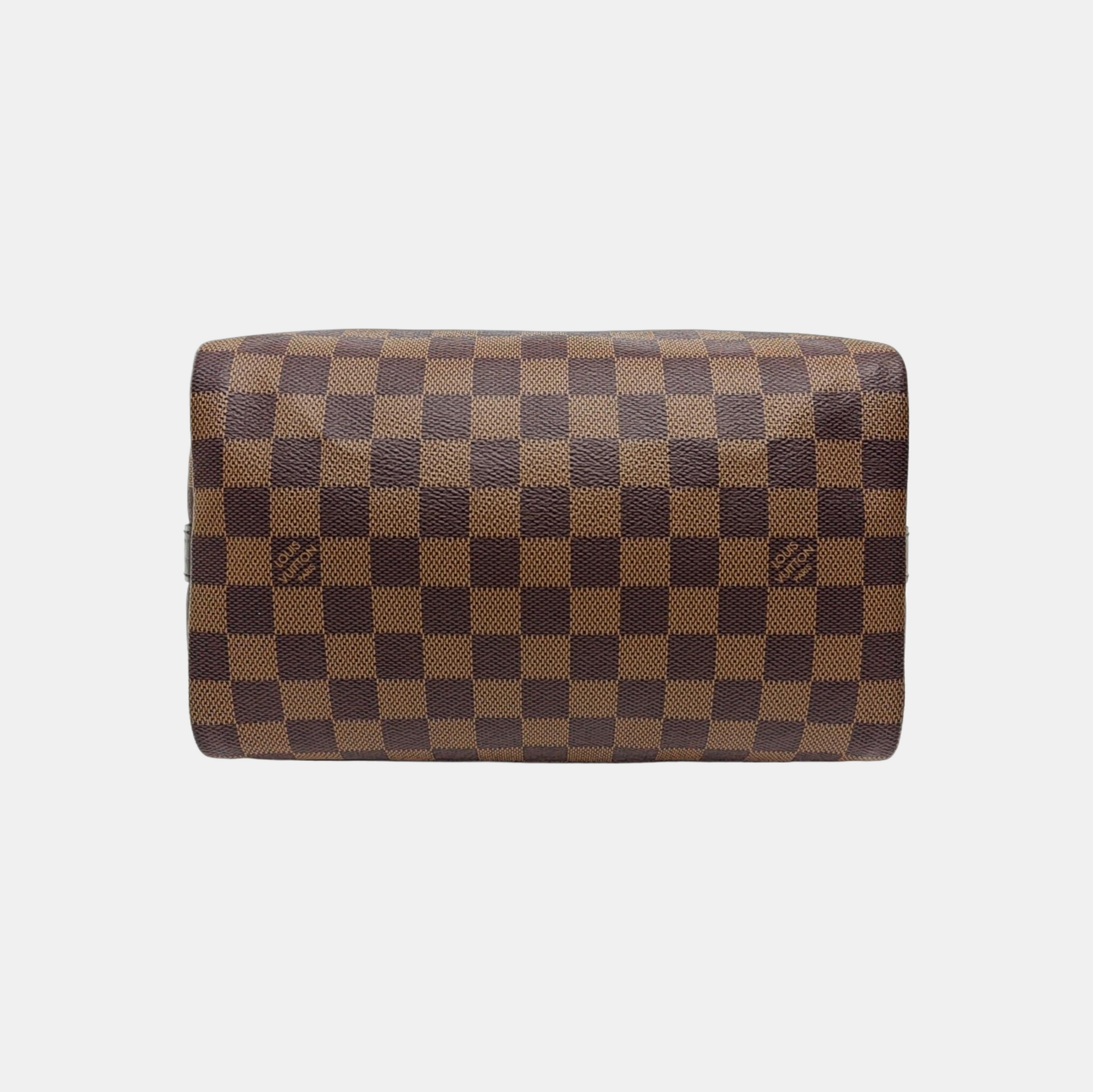 SPEEDY 25 Damier Ebene Coated Canvas Brown
