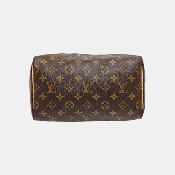 SPEEDY 25 Monogram Coated Canvas Brown