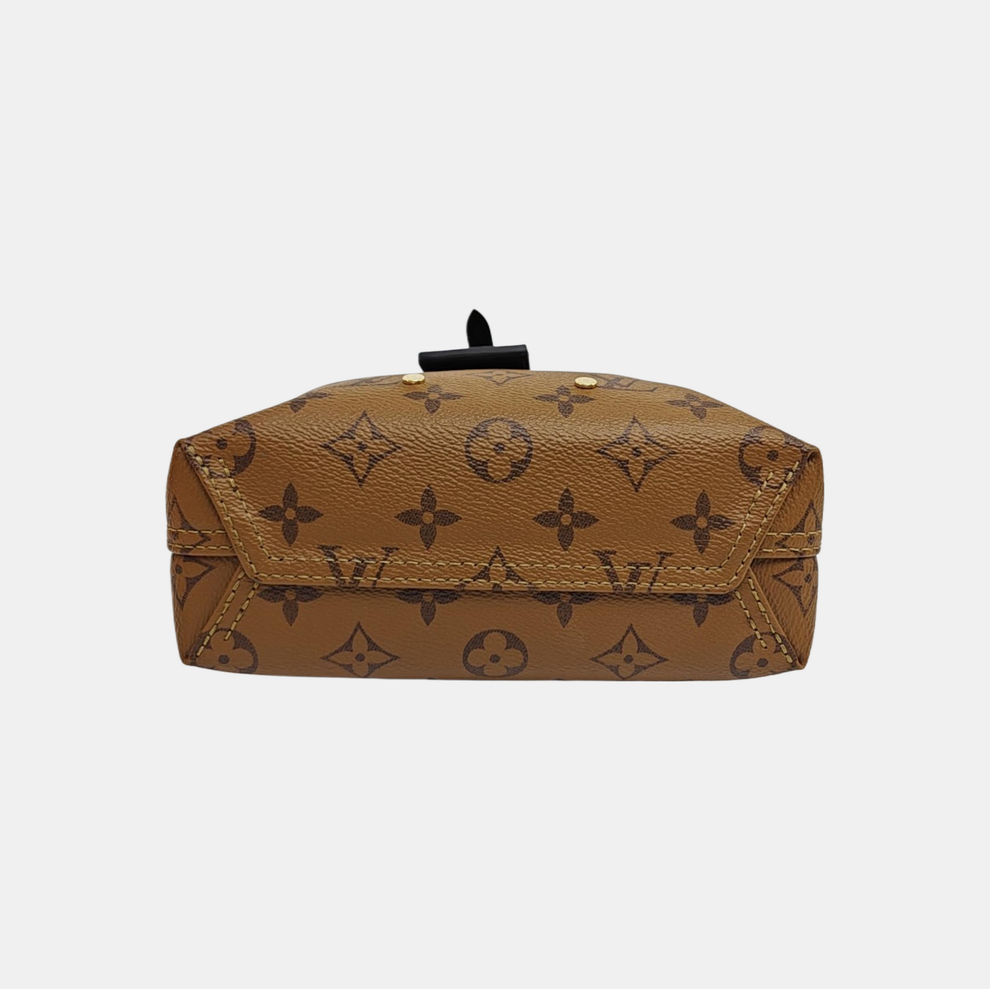 ATLANTIS PM Monogram Coated Canvas Brown